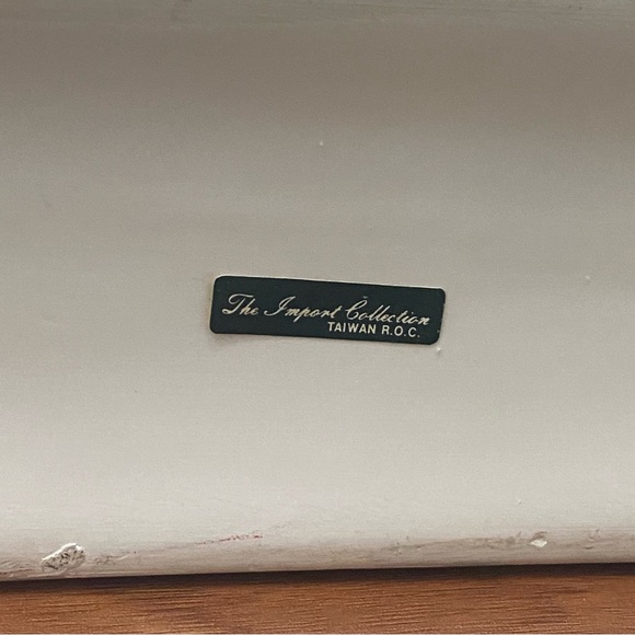 HandPainted Deers Playing Under The Sun Ceramic Office Table Desk Letter Holder - Picture 13 of 15